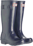 Navy Kids Hunter Wellies