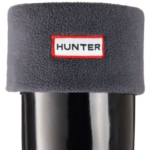 Hunter Fleece Welly Sock - New Charcoal