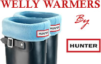 Hunter Fleece Welly Sock - Powder Blue