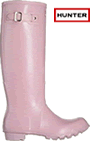 Powder Pink Hunter Wellies