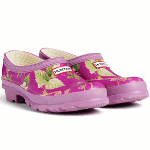 Hunter RHS Violet Garden Clog