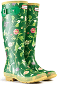 RHS Original Hunter Wellies Green