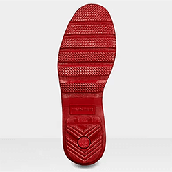 Extra image of Hunter Original Women's Tall Gloss Wellington Boots - Red