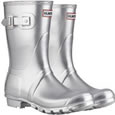 Hunter Short Boots - Silver