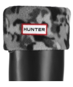 Hunter Fleece Welly Sock - Camouflage Black