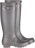 Hunter Carnaby Lizard Wellies - Metallic Pewter