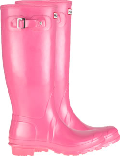 Genuine Fuchsia Hunter Gloss Wellies (Original)