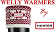 Kids Hunter Welly Socks - Fair Isle Red