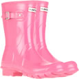 Genuine Fushia Hunter Gloss Short Wellies (Original)