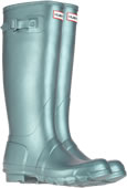 Hunter Emerald Green Original Metallic Wellies