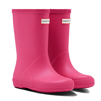 Image of Kids First Hunter Wellies -	Bright Pink - UK 2