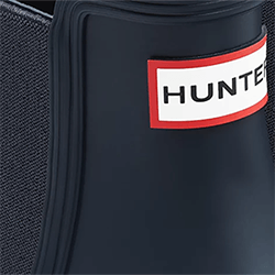 Extra image of Hunter Original Chelsea Boots - Navy - UK 10
