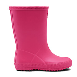Extra image of Kids First Hunter Wellies - Bright Pink - UK 8 INF / EU 25