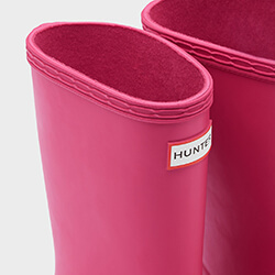 Extra image of Kids First Hunter Wellies -	Bright Pink - UK 2