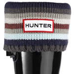 Kids Hunter Welly Socks - Striped Blues