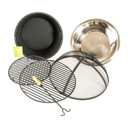 Small Image of Roasario Round Firepit / Grilling Accessory Pack