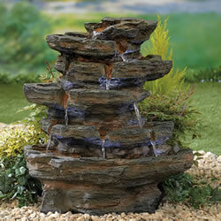 Small Image of Kelkay Natural Collection Red Rock Springs Water Feature