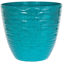 Extra image of Kelkay Plant Avenue Contemporary Collection Lg Windermere Pot in Teal
