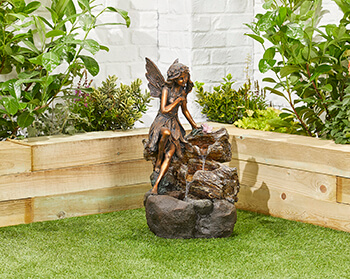 Image of Pixie Spills Easy Fountain Garden Water Feature