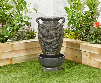 Image of Rippling Vase Easy Fountain Garden Water Feature