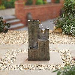 Small Image of Kelkay Traditional Collection Coastal Sleepers Water Feature