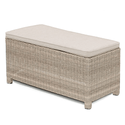 Small Image of Kettler Palma Signature Bench in Oyster / Stone
