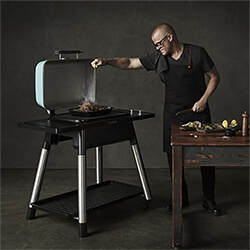 Small Image of Everdure Force Gas BBQ in Mint