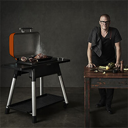 Small Image of Everdure Force Gas BBQ in Orange