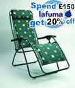 Lafuma RSX Recliner in Aubagne with Free Carry Bag