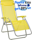 Lafuma RT Recliner in Batyline Limoncello
