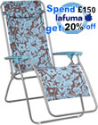 Lafuma RT Recliner in Airlon Summer Pareo Ciel