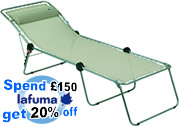 Lafuma Batyline Sunbed Siesta Luxe Seigle - 609024