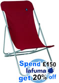 Lafuma Deckchair Airlon Transatube Bordeaux - 608983