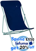 Lafuma Deckchair Airlon Transatube Marine - 608800