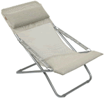 Lafuma Transabed XL Recliner/Sunbed in Batyline Seigle - LFM2205