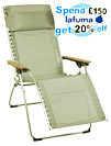 Lafuma Evolution Recliner in Seigle.