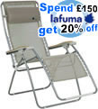 Promotion Seigle Lafuma RSXA Recliner with Free Carry Bag