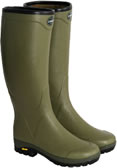 Green Le Chameau Country Vibram Wellies