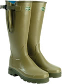 Mens Le Chameau Vierzonord Wellies - 43cm Calf