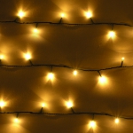 Bright White Festive LED Lights - 100 Static Lights