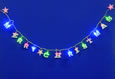 Battery Operated Multicolour LED Merry Chrstmas Lights
