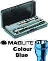 Blue Mini Maglite AA
