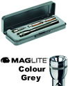 Grey Mini Maglite AAA