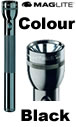 Maglite 4D Cell Torch - Black - Plus Spare Bulb