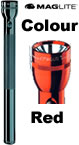 Maglite 6D Cell Torch - Red - Plus Spare Bulb