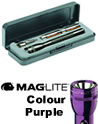 Purple Mini Maglite AAA