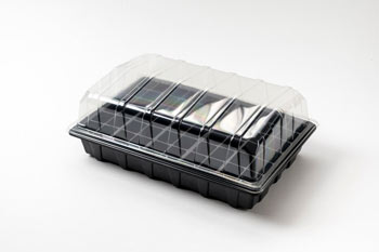 Image of Nutleys 60 Cell Full Size Seed Propagator Set - Tray: With Holes - Pack Quantity: 3