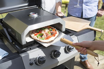 Image of La Hacienda Firebox Stainless Steel BBQ Pizza Oven