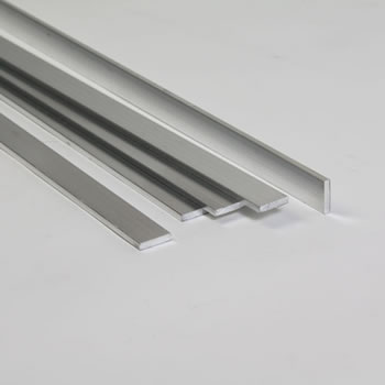 Image of Pack of 5 - Aluminium Extrusion Flat Bar 125cm long