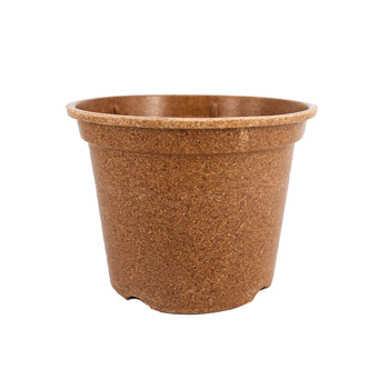 Image of Nutley's Biodegradable 9cm Plant Pots Bamboo Style - Pack Quantity: 25